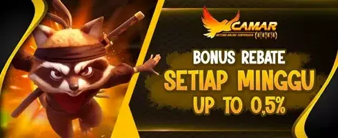 Bonus Rebate 0.5% Slot Game promotion banner